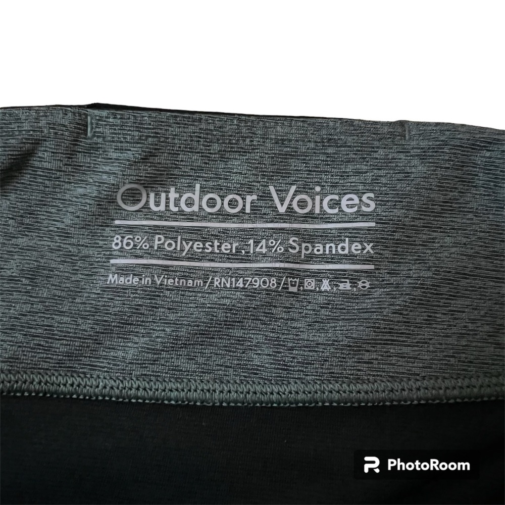 Outdoor Voices Leggings Blue, Black and Gray Color block size large - Picture 4 of 4